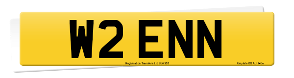 Registration number W2 ENN